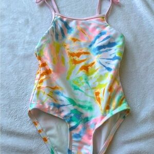 Cat & Jack Colorful Tie-Dye Swimsuit